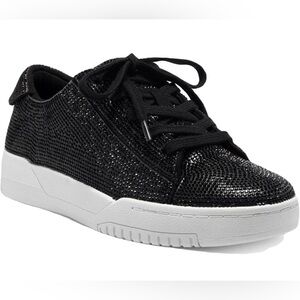 Jessica Simpson Silesta Sparkle Sneaker - Black - 9M - New w/o box